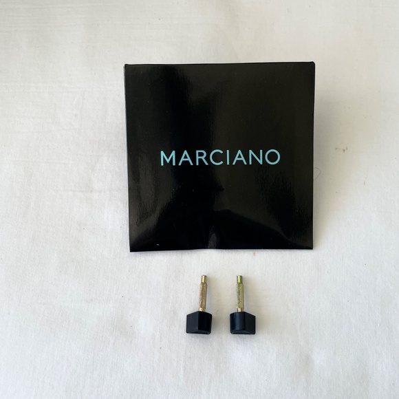 Marciano Black Patent Prep Toe Pump Slingback Heels Women’s Size 8M/38 EXC - Picture 16 of 16